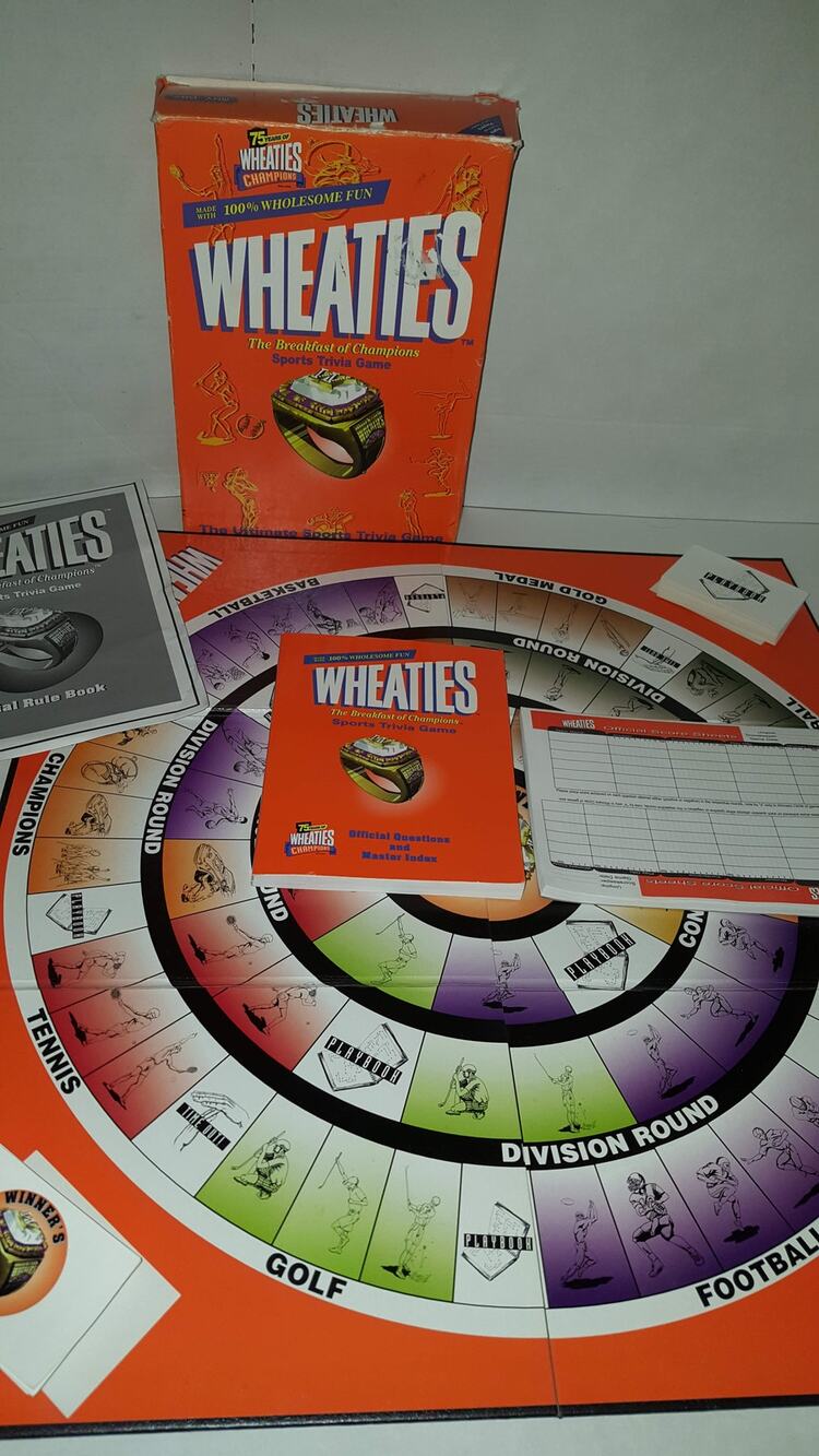 75 Years of Wheaties Champions Trivia Game Collectible Year 2000 In Original Box
